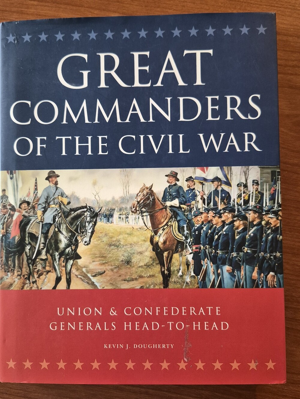 Hardcover 'Great Commanders of the Civil War' Kevin Dougherty Union Confederate